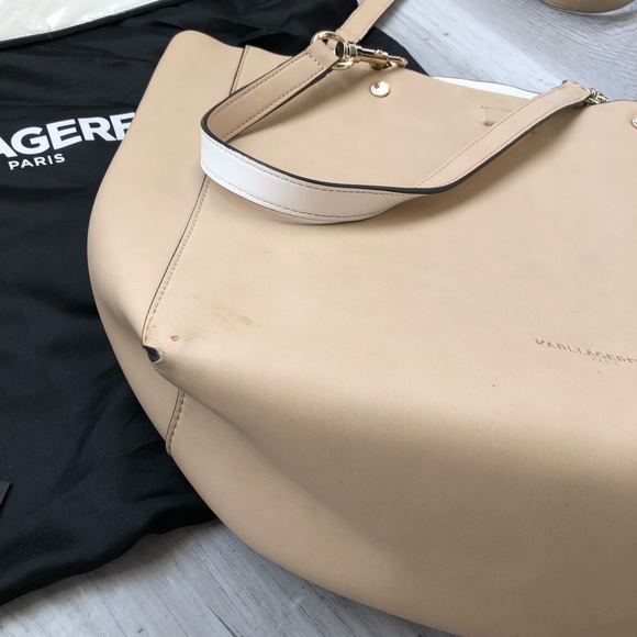 💯 % Authentic Karl Lagerfeld Reversible Tote - Picture 3 of 8